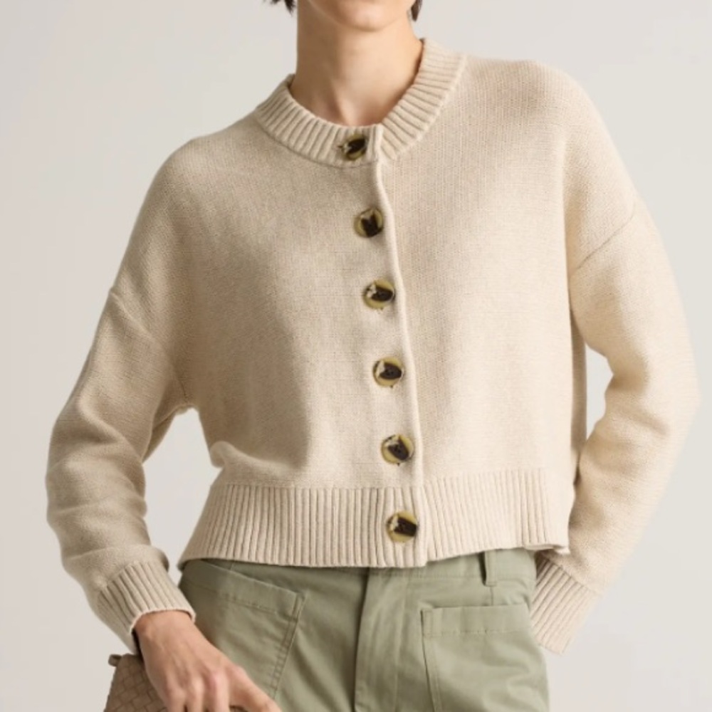 Quince Button-Up Cardigan